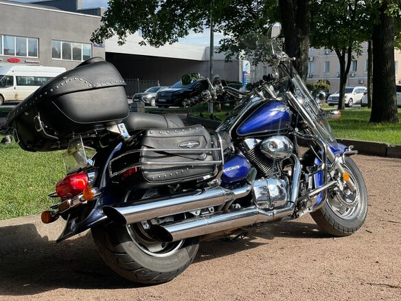 2004 Suzuki Boulevard C90, синий, 735000 рублей - вид 14
