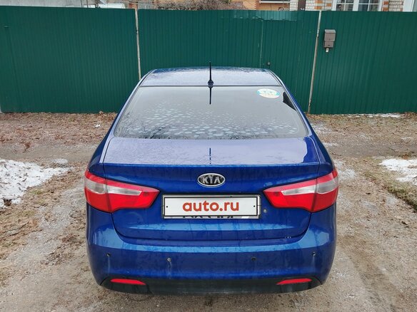 2012 Kia Rio III, синий, 700000 рублей - вид 5