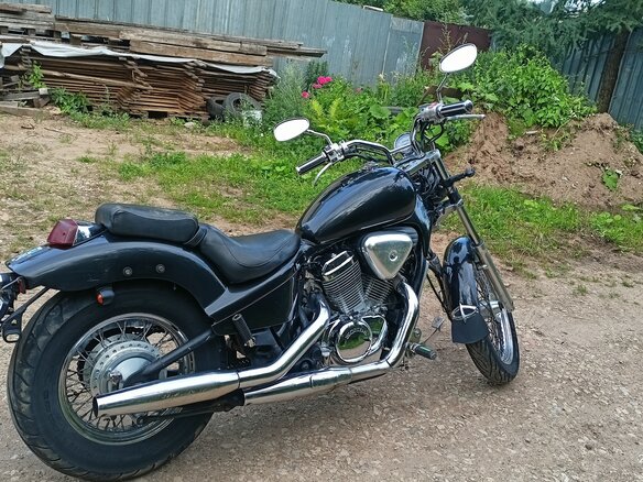 1995 Honda Steed 400, чёрный, 260000 рублей