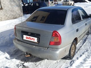 2005 Hyundai Accent ТагАЗ II, серебристый, 220000 рублей, вид 4