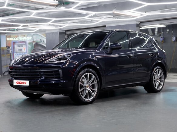 2020 Porsche Cayenne III, синий, 11500000 рублей - вид 2