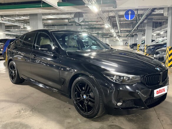 2020 BMW 3 серии Gran Turismo 320d xDrive VI (F3x) Рестайлинг, чёрный, 3900000 рублей - вид 1