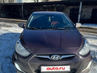 2011 Hyundai Solaris I, фиолетовый, 850000 рублей, вид 1