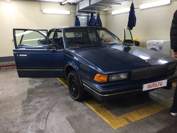 1989 Buick Century V, синий - вид 2