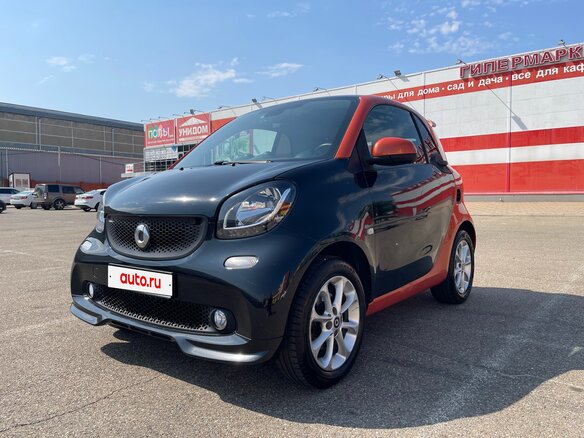 2016 Smart Fortwo III, чёрный, 799000 рублей