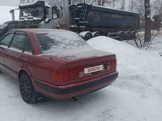 1991 Audi 100 IV (C4), красный, 520000 рублей, вид 5