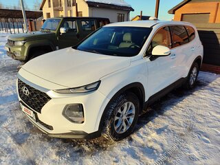 2019 Hyundai Santa Fe IV, белый, 2990000 рублей, вид 3