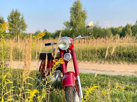 1958 Jawa 250, красный, 1600000 рублей, вид 4