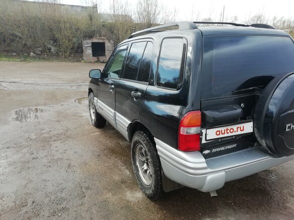 2001 Chevrolet Tracker II, чёрный, 950000 рублей - вид 5
