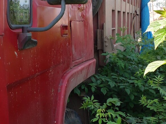 2003 Sinotruk Howo 4X2, красный, 780000 рублей - вид 1