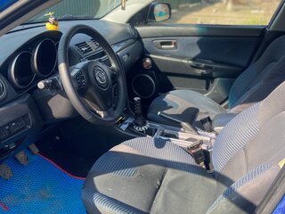 2006 Mazda 3 I (BK) Рестайлинг, синий, 420000 рублей, вид 3