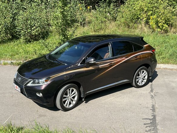 2013 Lexus RX 350 III Рестайлинг, золотистый, 2700000 рублей - вид 1
