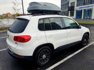 2012 Volkswagen Tiguan I Рестайлинг, белый, 1490000 рублей, вид 4