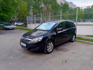2012 Opel Zafira B Рестайлинг, чёрный, 999999 рублей, вид 1
