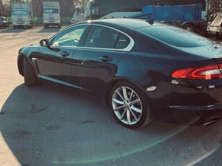 2014 Jaguar XF I Рестайлинг, синий, 1400000 рублей, вид 3