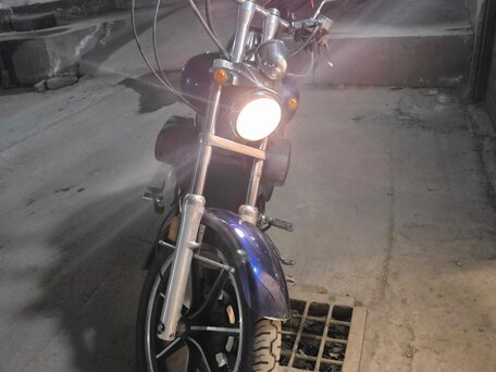 1995 Kawasaki VN1500 Vulcan, синий, 300000 рублей, вид 3