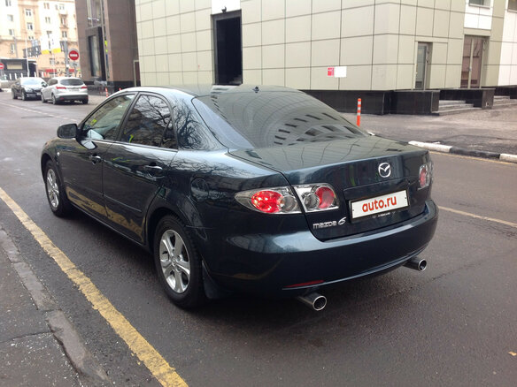 2005 Mazda 6 I (GG) Рестайлинг, зелёный - вид 2