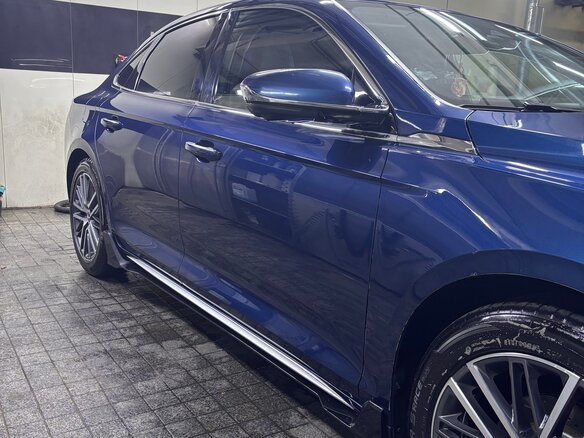 2023 Geely Preface I (China Market) Рестайлинг, синий - вид 10