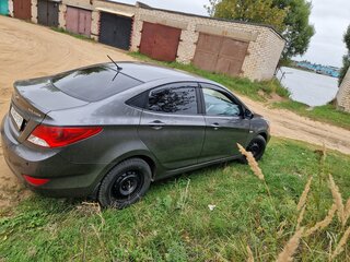 2011 Hyundai Solaris I, чёрный, 495000 рублей, вид 1
