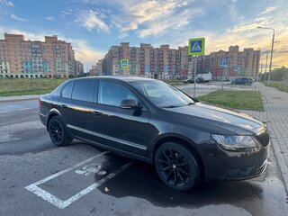 2014 Skoda Superb DSG II Рестайлинг, коричневый, 1400000 рублей, вид 2