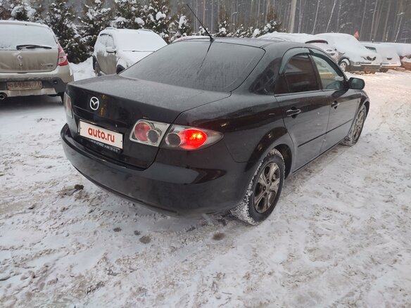 2006 Mazda 6 I (GG) Рестайлинг, чёрный, 590000 рублей - вид 5