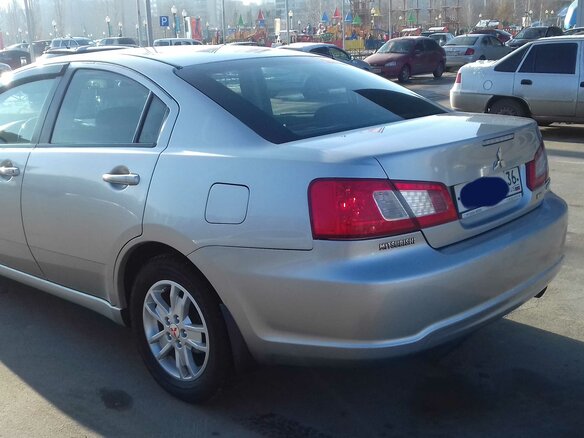 2008 Mitsubishi Galant IX Рестайлинг 2, серебристый - вид 5