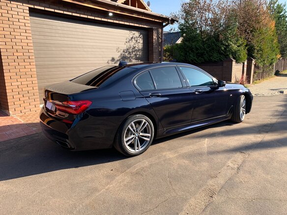 2018 BMW 7 серии 730i VI (G11/G12), синий - вид 5