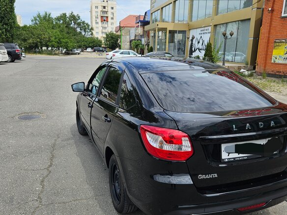 2023 Lada (ВАЗ) Granta I Рестайлинг, чёрный - вид 6