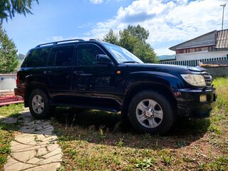 2005 Toyota Land Cruiser 100 Series Рестайлинг 1, чёрный, 2850000 рублей, вид 2