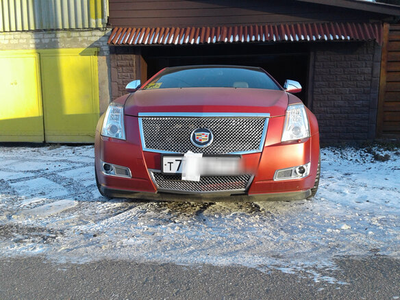 2011 Cadillac CTS II, пурпурный - вид 5