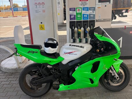 2003 Kawasaki ZXR 750, зелёный, 270000 рублей, вид 5