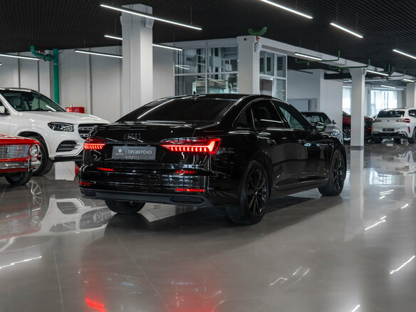 2021 Audi A6 40 TDI V (C8), чёрный - вид 3