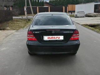 2007 Mercedes-Benz C-Класс 180 II (W203) Рестайлинг, чёрный, 470000 рублей, вид 3