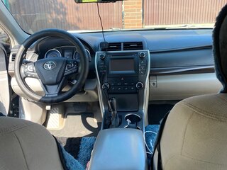 2016 Toyota Camry VII (XV50) Рестайлинг, чёрный, 1950000 рублей, вид 5