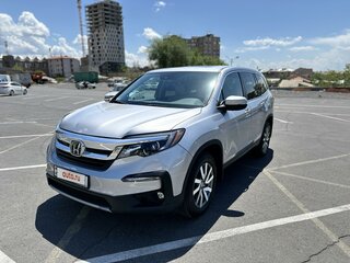 2022 Honda Pilot 9AT III Рестайлинг, серебристый, 3250000 рублей, вид 1