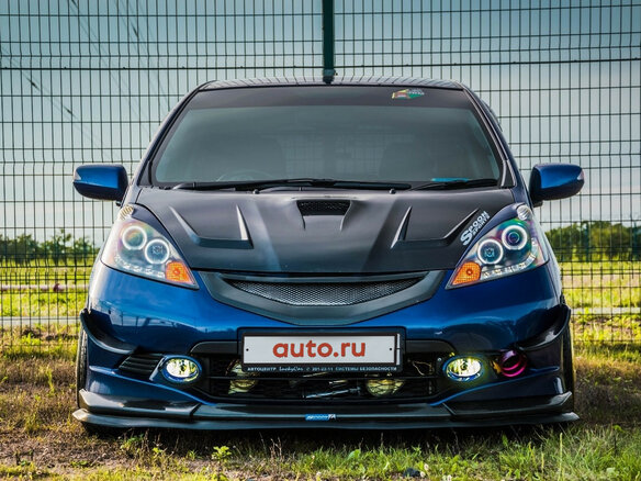 2010 Honda Fit II, синий - вид 15