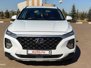 2019 Hyundai Santa Fe IV, белый, 2840000 рублей, вид 3
