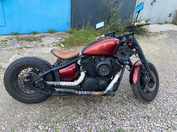 2006 Yamaha XVS1100, красный, 550000 рублей - вид 2