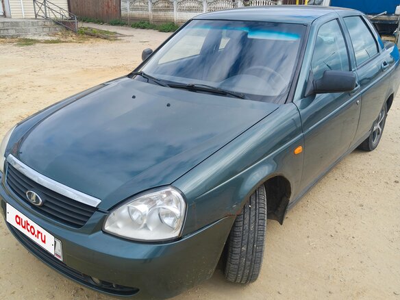 2010 Lada (ВАЗ) Priora I, зелёный, 240000 рублей - вид 1