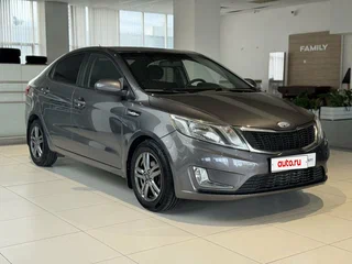 2014 Kia Rio 4-speed III, серый, 910000 рублей, вид 3