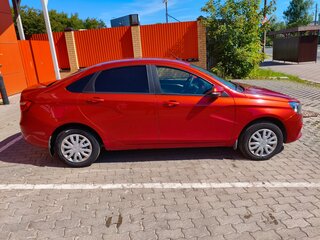 2022 Lada (ВАЗ) Vesta I, красный, 1150000 рублей, вид 4