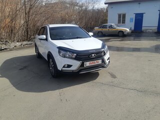 2019 Lada (ВАЗ) Vesta SW I, белый, 1250000 рублей, вид 2