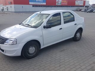 2014 Renault Logan I Рестайлинг, белый, 310000 рублей, вид 1
