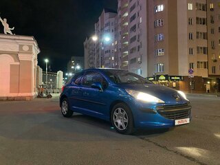 2009 Peugeot 207 I Рестайлинг, синий, 400000 рублей, вид 3