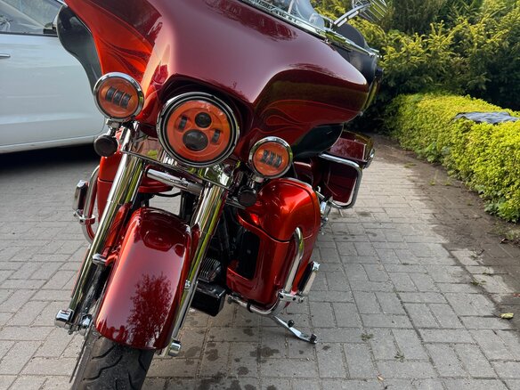 2010 Harley-Davidson CVO, оранжевый, 1150000 рублей - вид 11