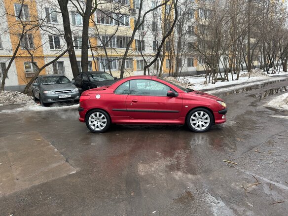 2003 Peugeot 206, красный - вид 4