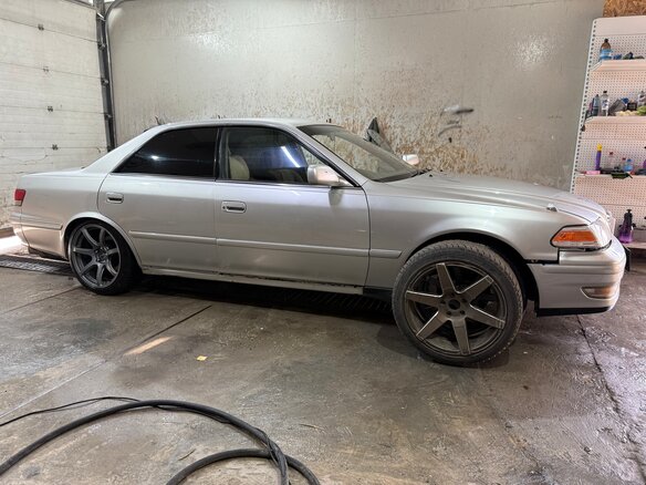 1996 Toyota Mark II VIII (X100), серый, 1049999 рублей - вид 10