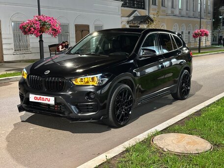 2017 BMW X1 18d xDrive II (F48), чёрный, 2300000 рублей, вид 1
