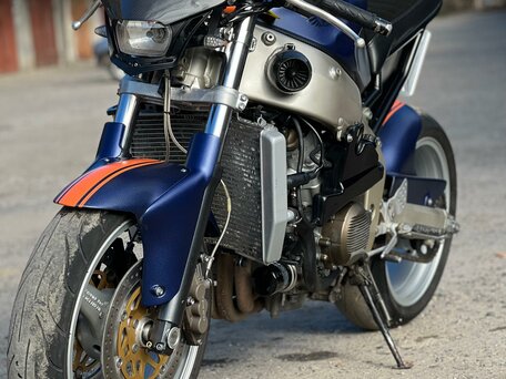 2002 Kawasaki ZX-6 Ninja, синий, 250000 рублей, вид 3