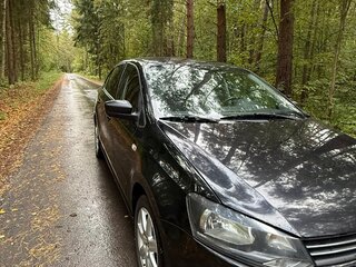 2012 Volkswagen Polo V, чёрный, 650000 рублей, вид 2